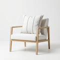 Almohadon Blanco Rayado 30x30
