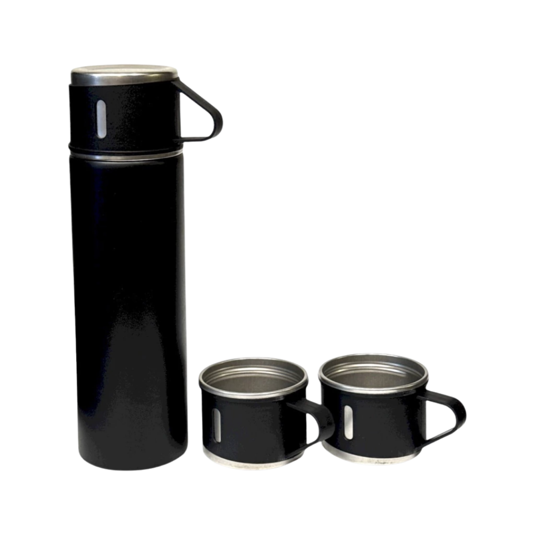 Botella térmica con vasos