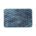 Alfombra baño azul