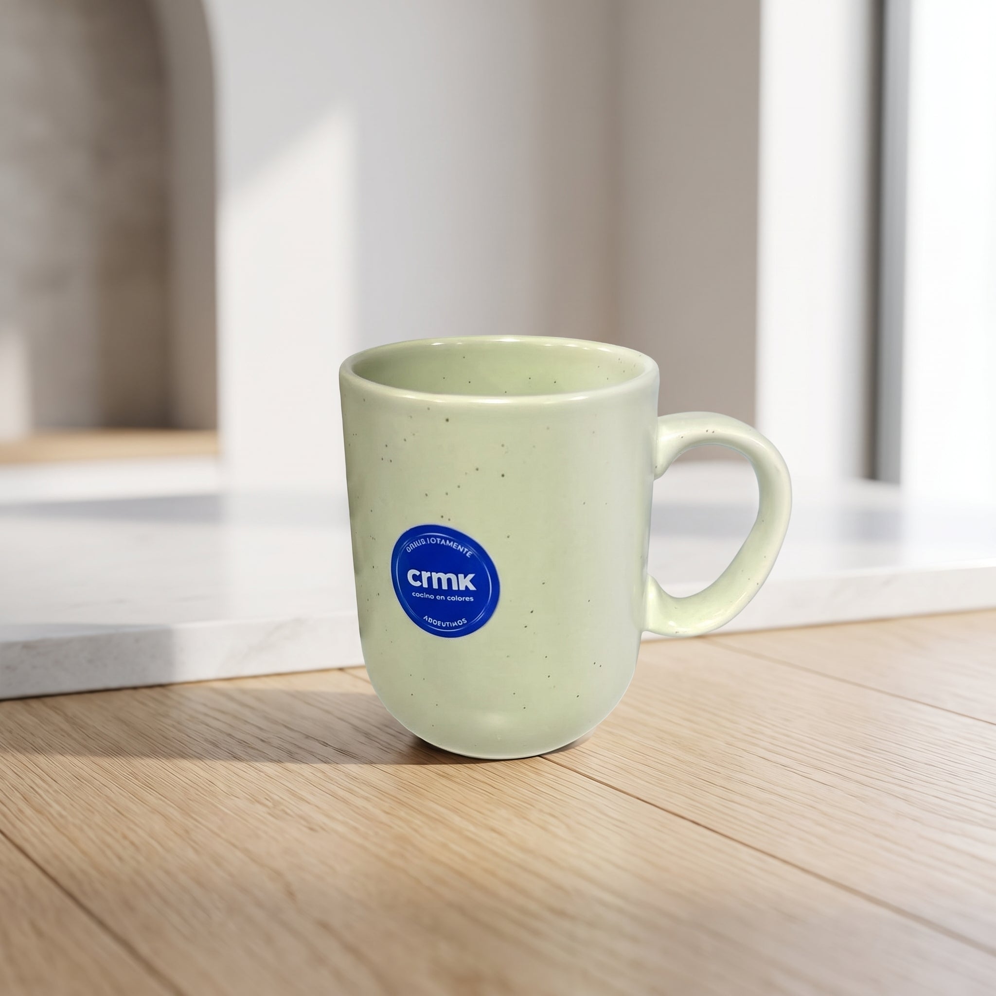Taza de Cerámica CRMK Verde Agua – Cocina en Colores