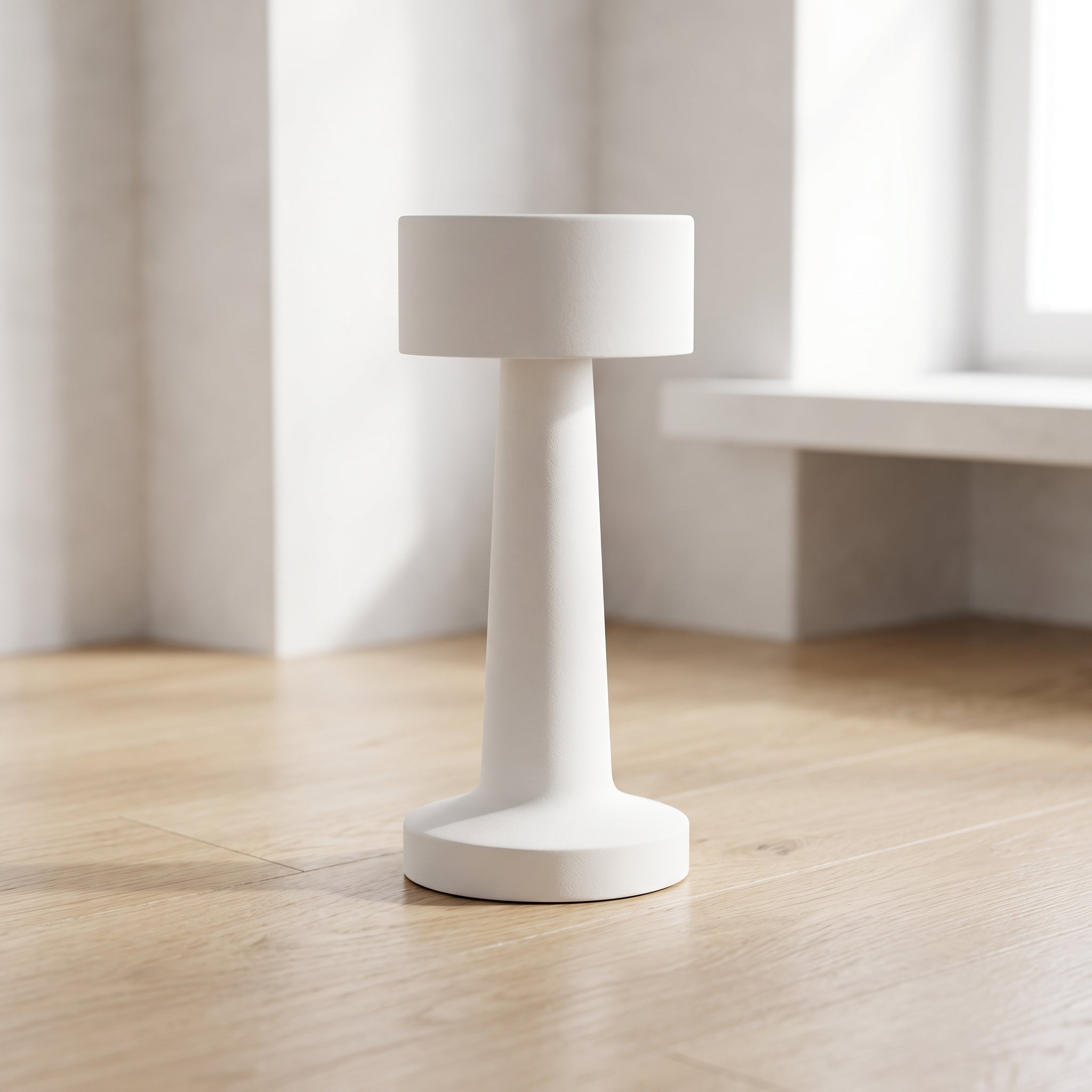 Lámpara de Mesa Minimalista Blanca T