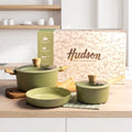 Batería de Cocina Hudson Linea Olive