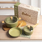 Batería de Cocina Hudson Linea Olive