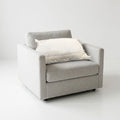 Almohadon 60x40 Blanco con Flecos