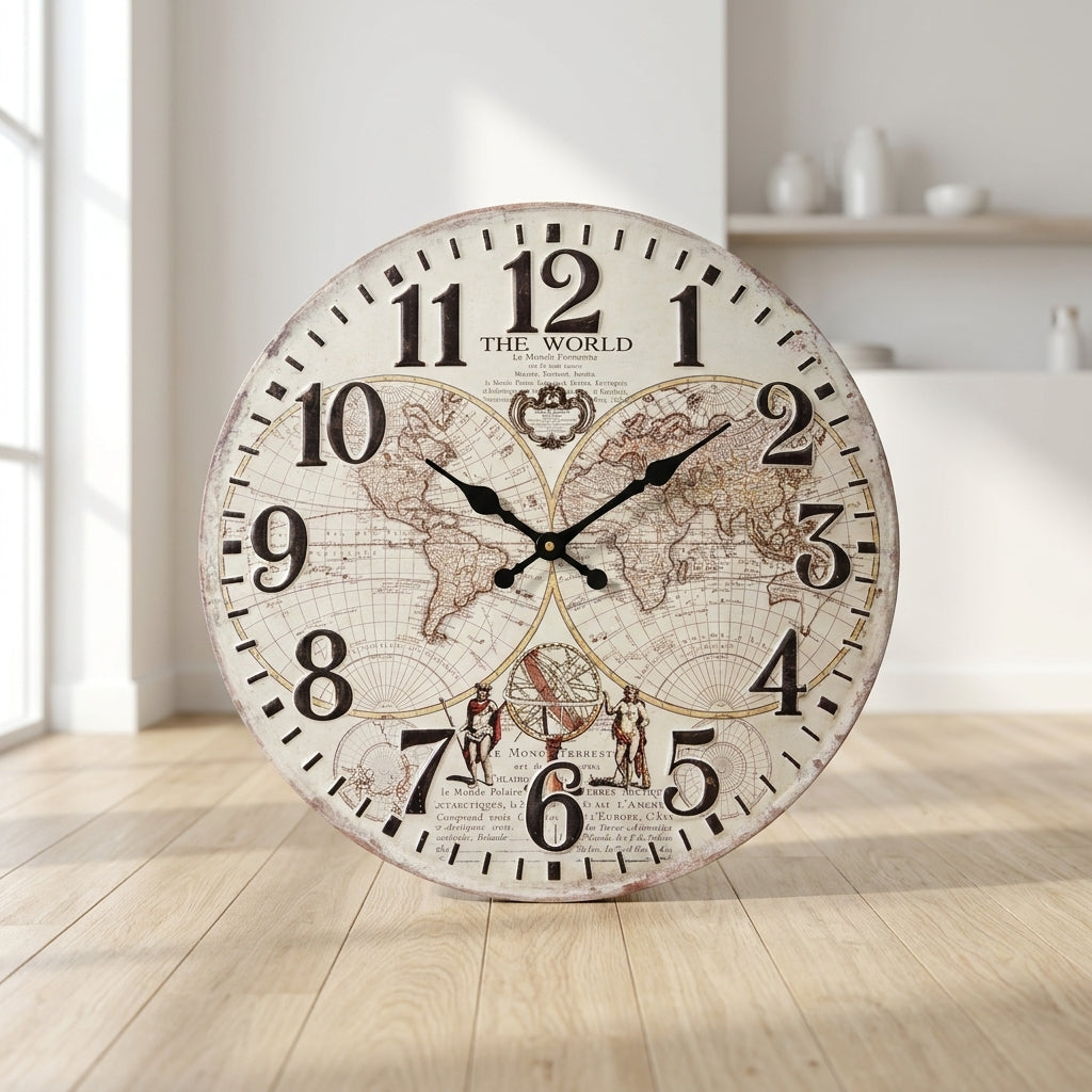 Reloj mundo 40x40