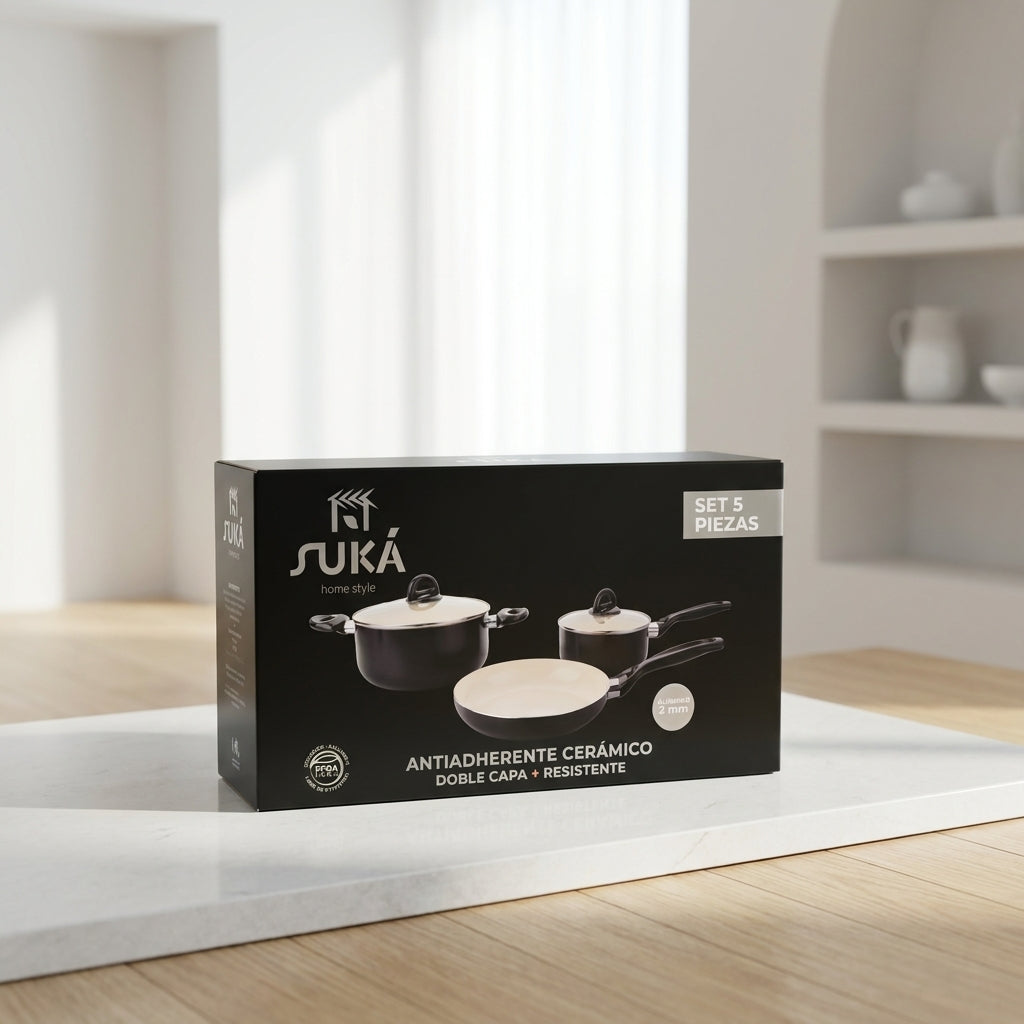 Set cocina Suka X5 unidades